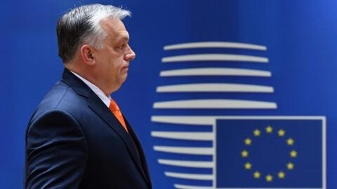 O primeiro-ministro húngaro, Viktor Orbán, durante visita a Bruxelas. 