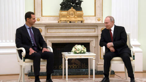 تصویری از دیدار ولادیمیر پوتین و بشار اسد در کرملین
