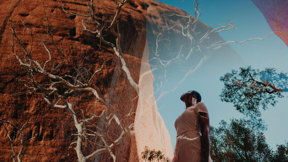 An image by indigenous Australian photographer Bobbi Lockyer, who was invited to the 2024 La Gacilly Photo Festival in Brittany, France.