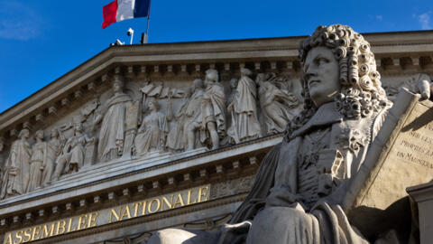 Foto de arquivo mostra fachada da Assembleia Nacional, em Paris (10/07/24).