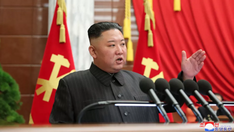 Le dirigeant de la Corée du Nord Kim Jong-Un le 29 juin 2021