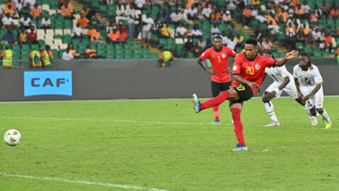 Geny Catamo marcou o único golo dos Mambas. Imagem de Arquivo.