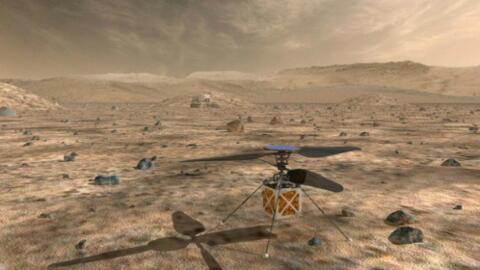 NASA's Mars Helicopter, a small, autonomous rotorcraft, touched down on the red planet in February 2021.