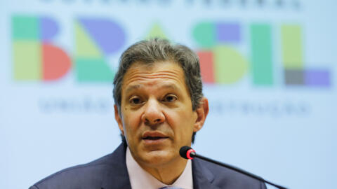 O ministro brasileiro da Fazenda, Fernando Haddad (imagem de arquivo, 30 de março de 2023).