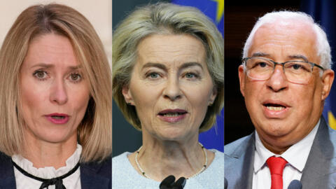 Estonian Prime Minister Kaja Kallas, EU Commission President Ursula von der Leyen and Portuguese Prime Minister Antonio Costa have secured the EU's top jobs.