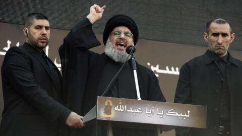 Kiongozi wa kundi la Hezbollah, Hassan Nasrallah