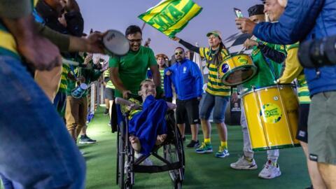 Organização de torcida pelo Movimento Verde e Amarelo nos Jogos Parapan-Americanos no Chile em 2023.