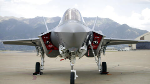 FILE - In this Sept. 2, 2015, file photo, an F-35 jet sits on the tarmac at its new operational base at Hill Air Force Base, in northern Utah. Singapore's Defense Minister Ng Eng Hen told Parliament o