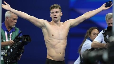 "La piscine, c'est moi." Léon Marchand won his fourth gold of the 2024 Olympics when he claimed the 200m individual medley.