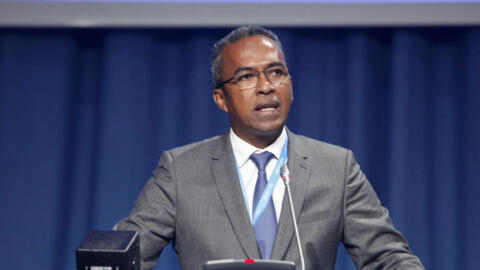 Narson Rafidimanana, lors du ministre en charge des projets présidentiels, de l'aménagement du territoire et de l'équipement de Madagascar.