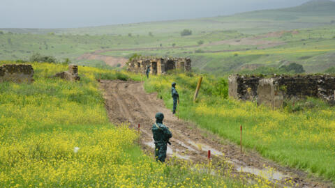 Азербайджанские военные взяли под контроль бывшее село Кызыл-Гаджилы, граничащее с армянским селом Беркабер. 28 мая 2024 г.