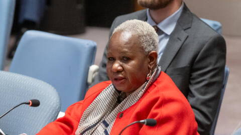RFI Afrique / RD Congo : Bintou Keita, l’émissaire de l’ONU dans le pays, a dénoncé dans un communiqué des menaces et attaques « inacceptables » contre les agents des Nations unies et leurs familles. Ici, Bintou Keita, Head of MONUSCO before the Security Council, December 11, 2023.