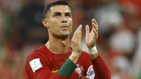 L'attaquant portugais Cristiano Ronaldo, ici le 6 décembre 2022.