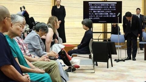 7月17日，日本首相岸田文雄在官邸向旧《优生保护法》以残障为由强制实施绝育手术的受害者道歉。