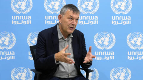 联合国近东巴勒斯坦难民和工程处专员菲利普·拉扎里尼 (Philippe Lazzarini) 2023年12月6日贝鲁特