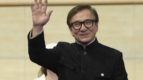 Movie superstar Jackie Chan visited Paralympic venues at the Grand Palais in central Paris and Saint Quentin-en-Yvelines.