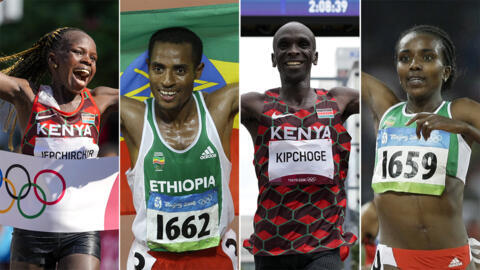 La keniana Peres Jepchirchir, el etíope Kenenisa Bekele, el keniano Eliud Kipchoge y la etíope Tirunesh Dibaba han ganado medallas de oro en los Juegos Olímpicos.