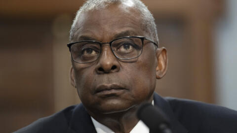 Defense Secretary Lloyd Austin listens during a House Committee on Appropriations, Subcommittee on Defense budget hearing Fiscal Year 2025 on Capitol Hill, April 17, 2024, in Washington. Austin and hi