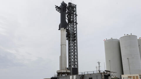 SpaceX 的星舰火箭首次试飞前。