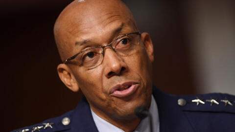 Gen. Charles Q. Brown Jr., nominated for reappointment to the grade of General and to Chief Of Staff of the U.S. Air Force, testifies during a Senate Armed Services hearing on Capitol Hill in Washington, DC, U.S. May 7, 2020.
