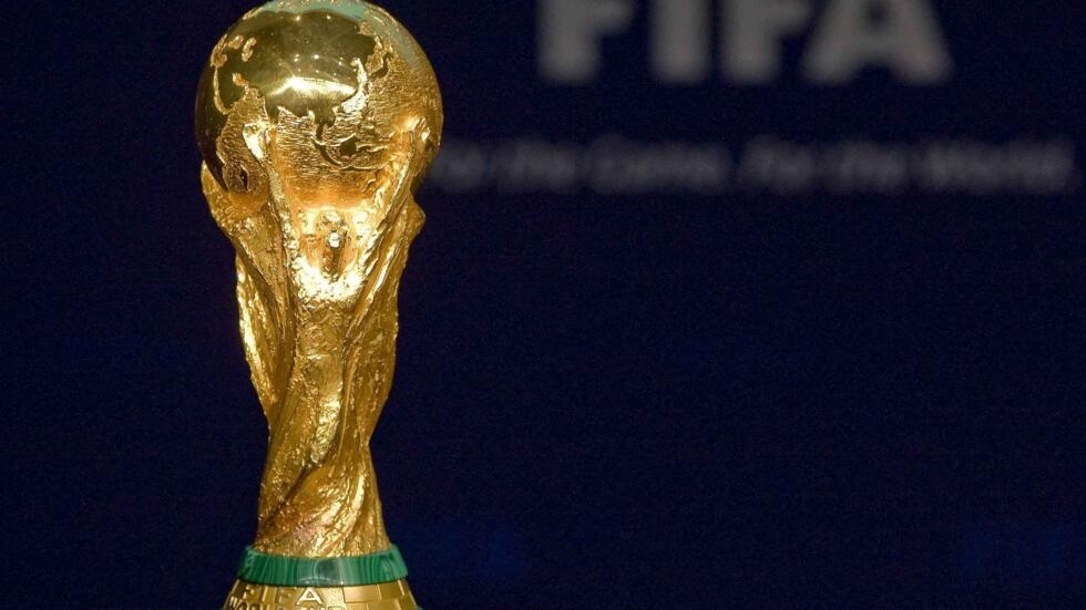 Le trophée remis au vainqueur de la Coupe du monde de football. (Illustration).