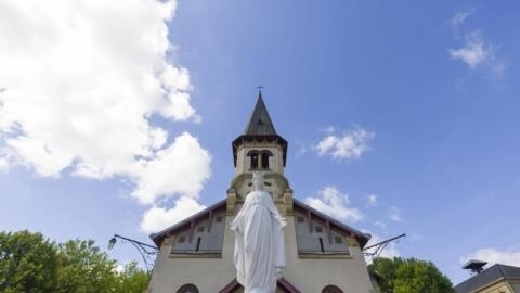 Biserica Notre-Dame-de-Franchepre, Genibois, Joeuf, Meurthe-et-Moselle, Franța, 22 iulie 2024