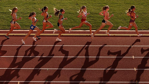 The women's 5000 meter final on Day Four of the 2024 US Olympic Team Track & Field Trials at Hayward Field on 24 June, 2024 in Eugene, Oregon.