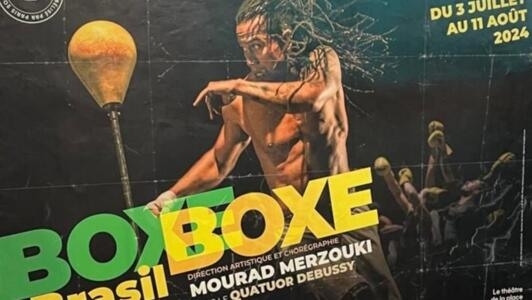 O espetáculo de hip-hop Boxe Boxe Brasil, de Mourad Merzouki, está em cartaz em Paris até este sábado (20), antes de seguir para o sul da França.
