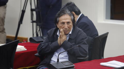 El expresidente peruano Alejandro Toledo (2001-2006), de 78 años, durante una audiencia judicial en Lima, el 21 de octubre de 2024, que lo condenó a 20 años de prisión