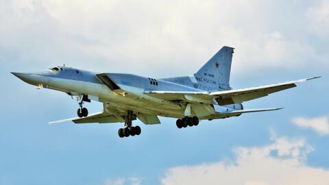 Avion militar rusesc de tip Tu-22M3 (Ilustrație)