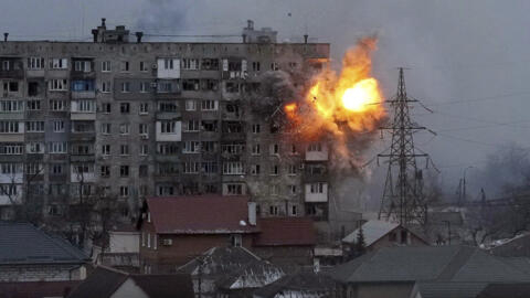 乌克兰遭侵略战争破坏蹂躏图片
资料照片