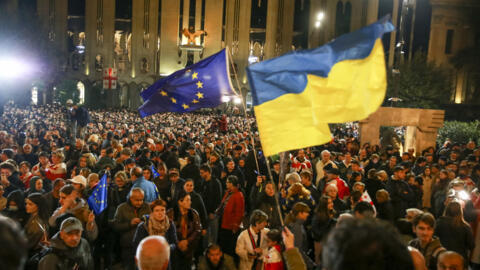 Protestele opoziției la Tbilisi, Georgia, 28 oct. 2024