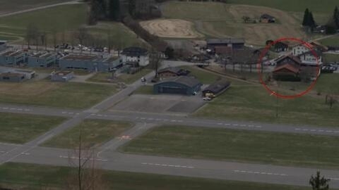 涉案瑞士军用机场与该旅馆图片
瑞士电视电台网络版刊图