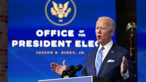 Futuro presidente americano, Joe Biden, anuncia pacote de ajuda de 1 trilhão e 900 bilhões de dólares.