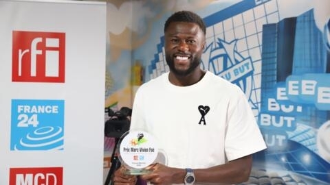 Le Congolais Chancel Mbemba a reçu le prix Marc-Vivien Foé ce mardi 30 mai 2023 à Marseille.