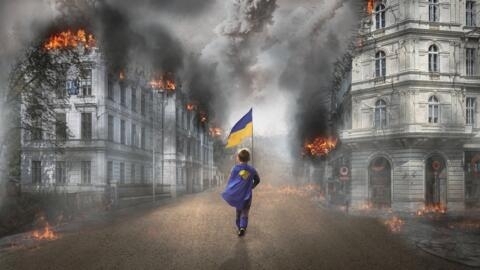关于乌克兰战争的报道图片