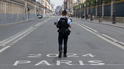 Меры безопасности в столице Франции перед открытием Олимпиады. Париж. 25 июля 2024.