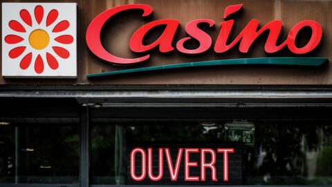 Fachada de um supermercado da rede Casino na França.