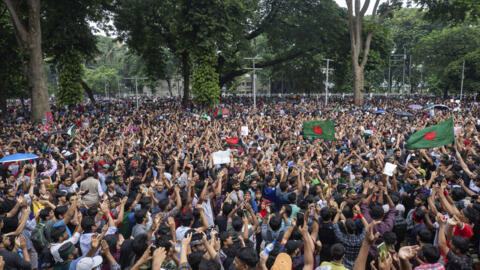 Mais de 50 pessoas morreram em protestos contra o governo em Bangladesh neste domingo, 4 de agosto de 2024.