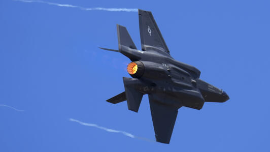 A United States Air Force fighter F35 aircraft.