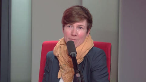 Heidi Sevestre, glaciologue auprès d'AMAP, programme de monitoring et surveillance du Conseil de l’Arctique, dans les studios de RFI, le 26/09/2024