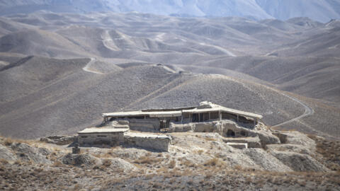  نمای کلی از دره مس‌عینک در جنوب شرقی کابل، ۳۰ اکتبر ۲۰۲۱. 