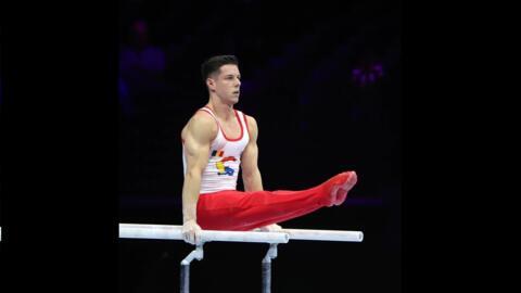 Gimnastul român Andrei Muntean