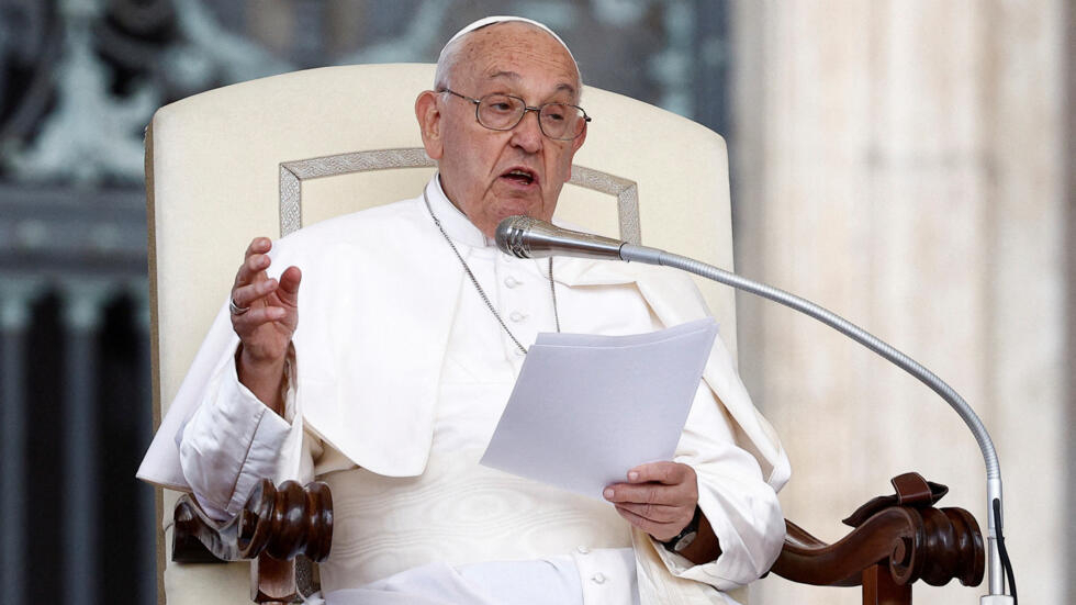 Le pape François lors d'une audience générale au Vatican, le 22 mai 2024.