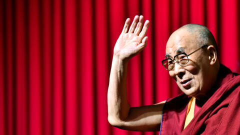 The Dalai Lama at a conference in Brussels on 11 September, 2016