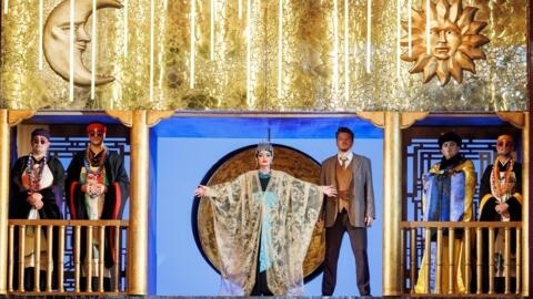 Spectacol cu opera Turandot, de Puccini, pe scena Operei Naționale din Iași, iulie 2024