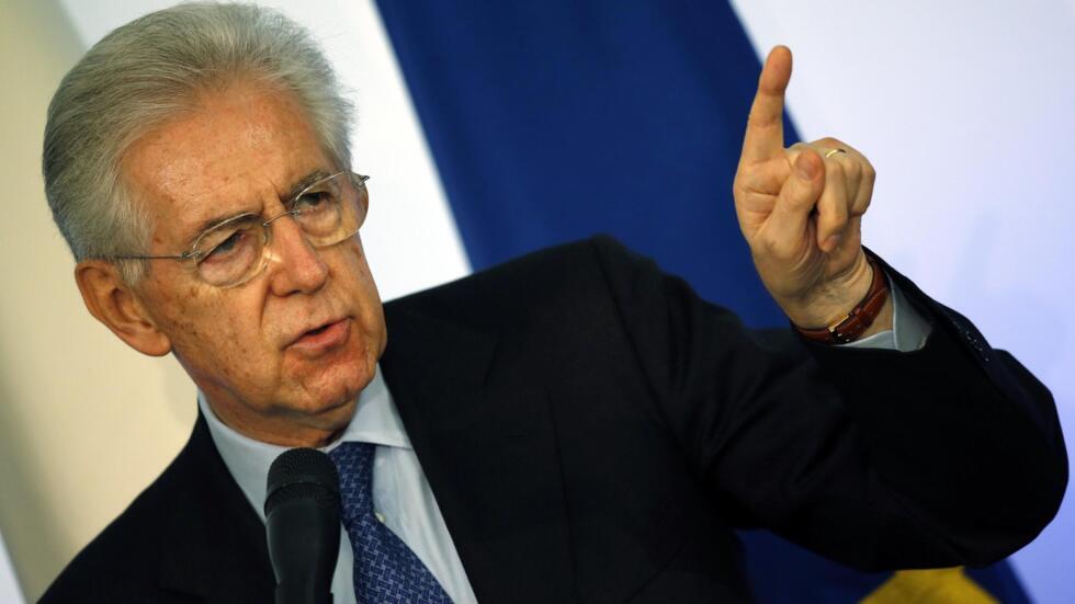 Ông Mario Monti, ngày 23/12/2012 tại Roma.