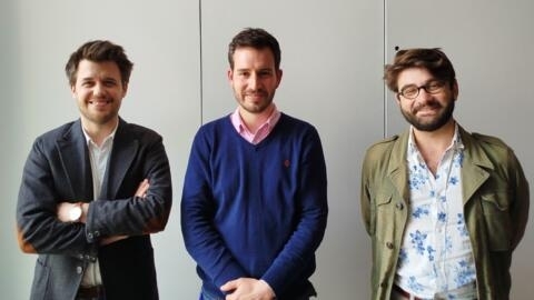 Maxime Audinet, Steven Jambot et Kevin Limonier, le jeudi 6 juin 2024 à RFI.