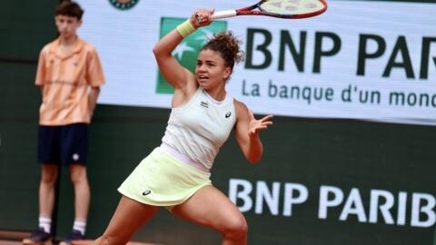 Jasmine Paolini from Italy beat the fourth seed Elena Rybakina to reach her first semi-final at a Grand Slam tournament at the age of 28.