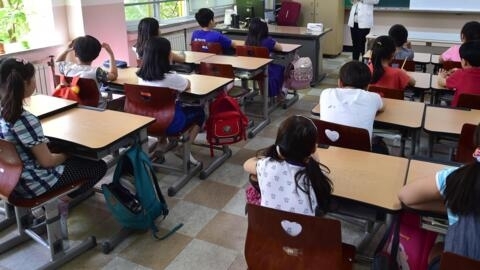 Des élèves d'une école élémentaire à Séoul, en Corée du Sud (photo d'illustration).